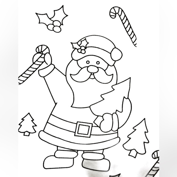 Christmas Stocking Color Your Own Stocking Kit With Fabric Markers 17 inches - Picture 7 of 14